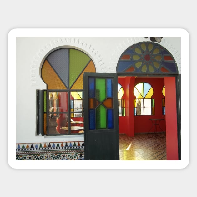 Colourful Windows In Tangier, Morocco Sticker by golan22may